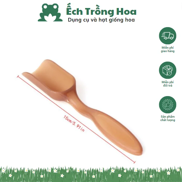 Xẻng Xúc Đất Mini Bằng Nhựa Đa Năng Tiện Dụng trong trồng cây văn phòng, tiểu cảnh